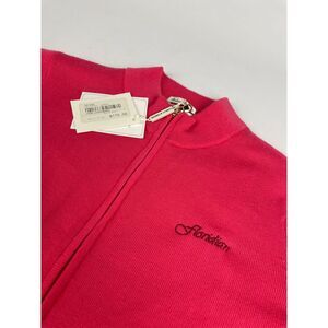 Fairway &‎ Greene Italian Merino Wool Hot Pink Full Zip NWT Floridian $170 READ